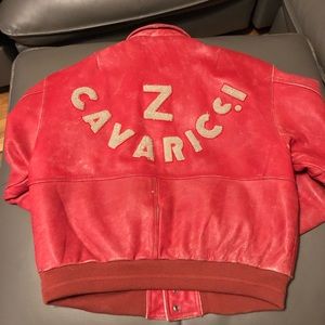 Z. Cavaricci leather jacket
